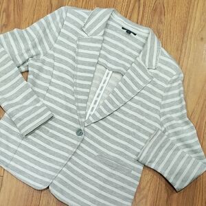 Tommy Hilfiger Light Gray Striped Blazer